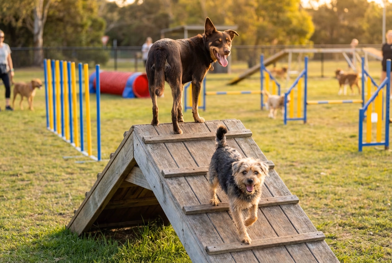 Dog agility and training parks